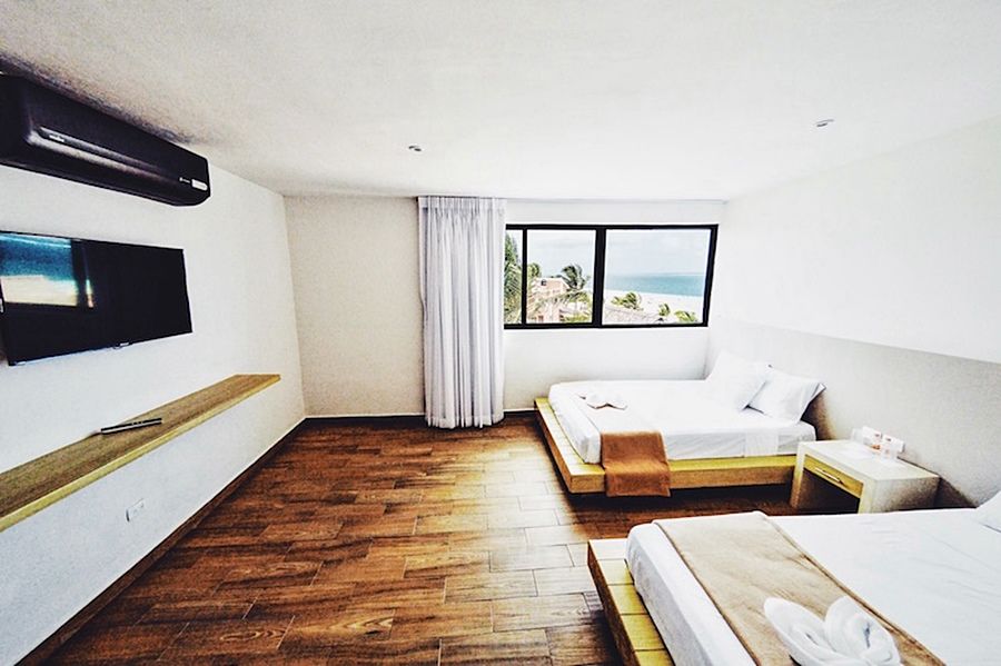 Cielo Beach Hotel Puerto Morelos Kültér fotó