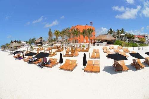 Cielo Beach Hotel Puerto Morelos Kültér fotó