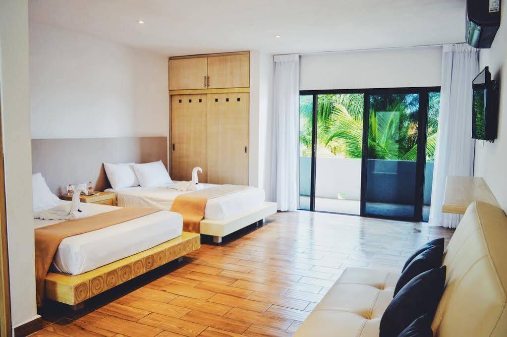 Cielo Beach Hotel Puerto Morelos Kültér fotó