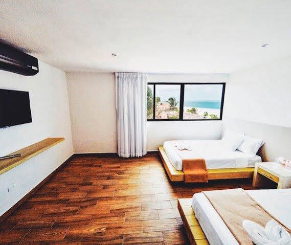 Cielo Beach Hotel Puerto Morelos Kültér fotó