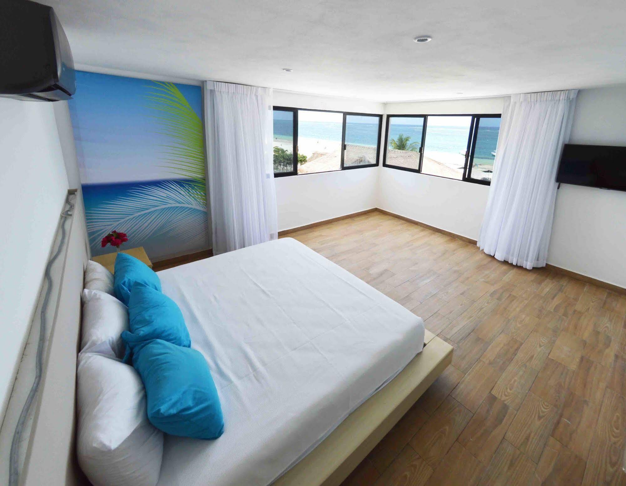 Cielo Beach Hotel Puerto Morelos Kültér fotó