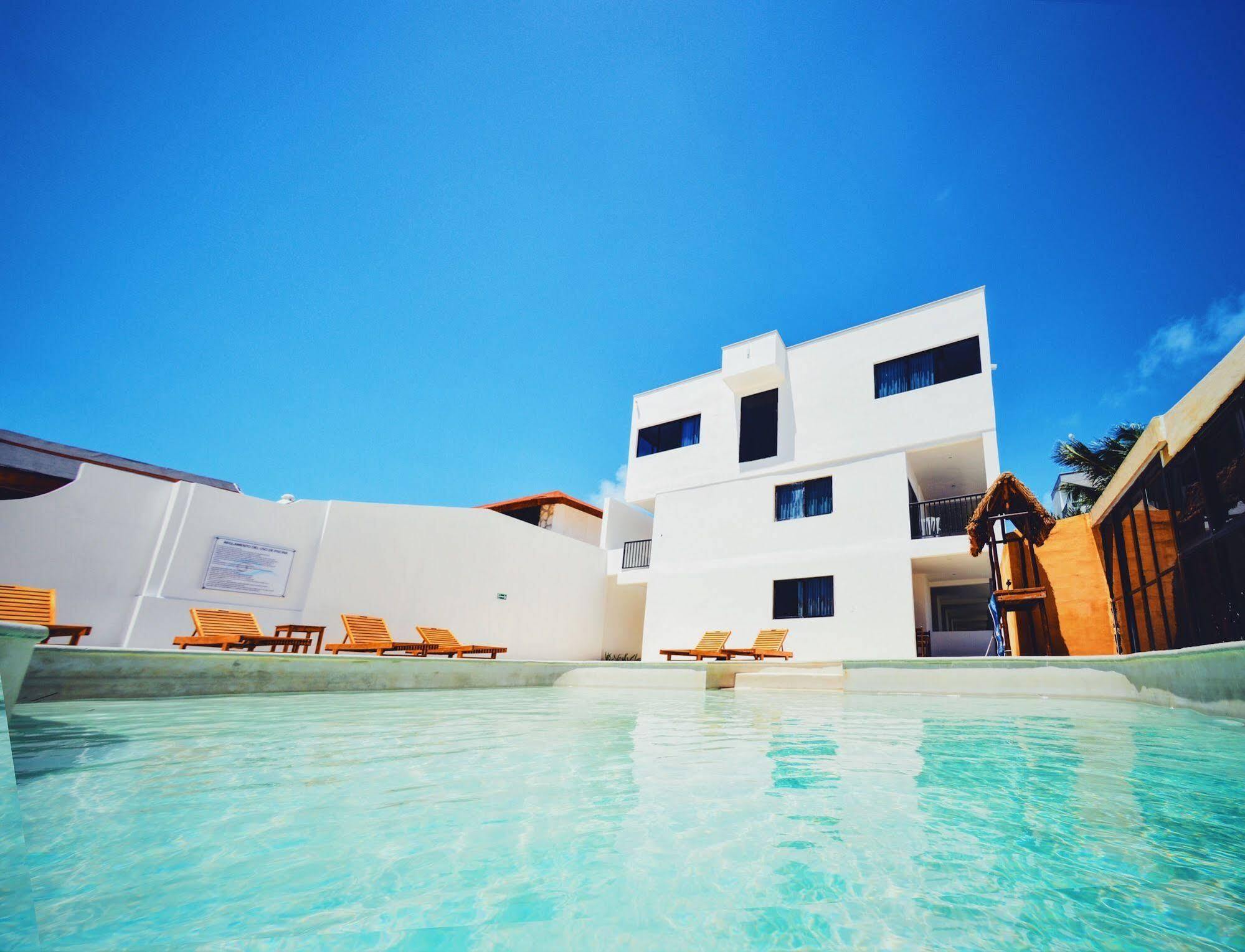 Cielo Beach Hotel Puerto Morelos Kültér fotó